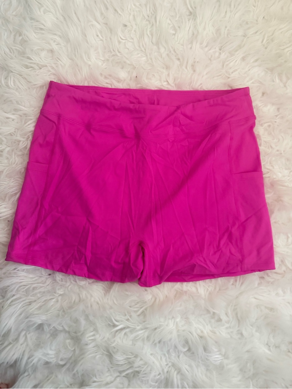 Halara Women's Athletic Pull-On Shorts in Hot Pink